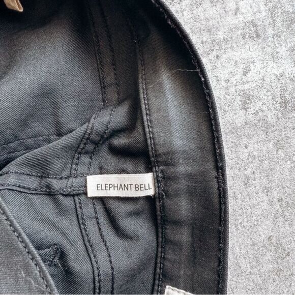 Rag & Bone Low Rise Faux Leather Bootcut Black Jean Size 25 - Picture 9 of 9